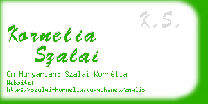 kornelia szalai business card